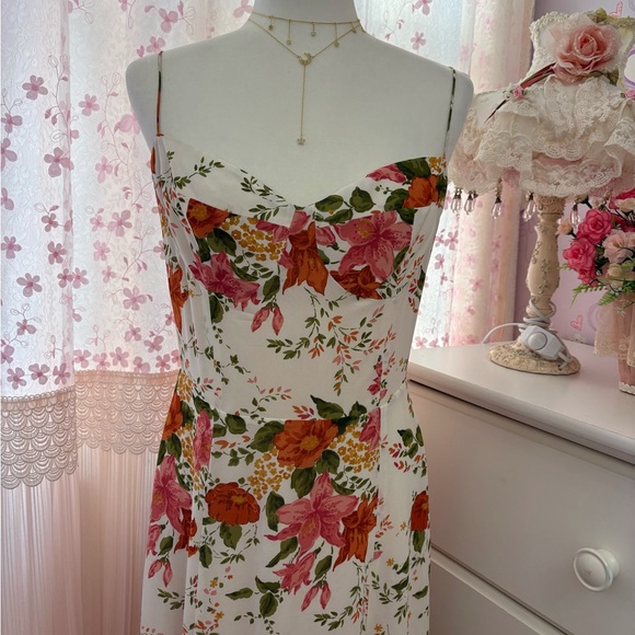 Reformation Juliette Dress In Tropique - Picture 3 of 7